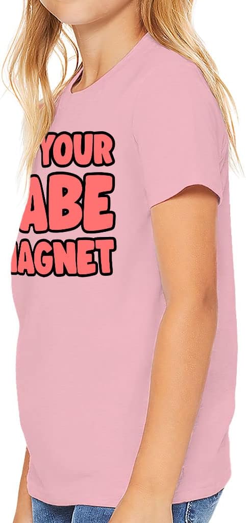 Babe Magnet Kids' T-Shirt - Word Art T-Shirt - Graphic Tee Shirt for Kids