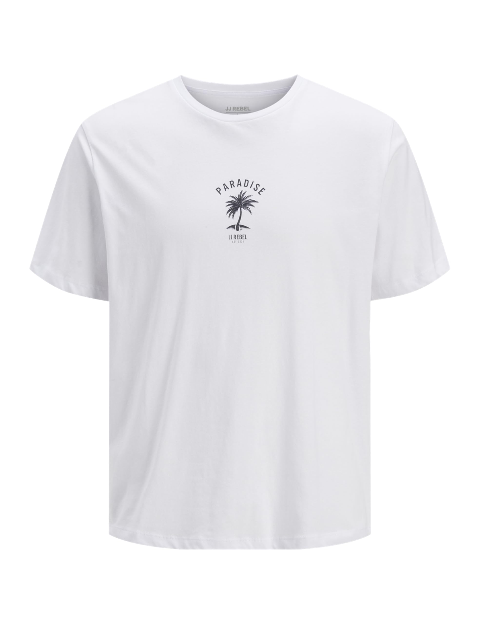 JJ REBEL Jrebbenny Tee SS Crew Neck, White, M