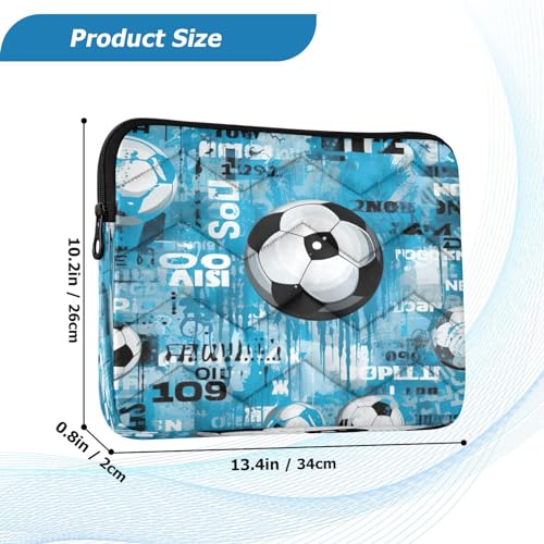 Funda impermeable para laptop 13-14 pulg azul miniatura 3