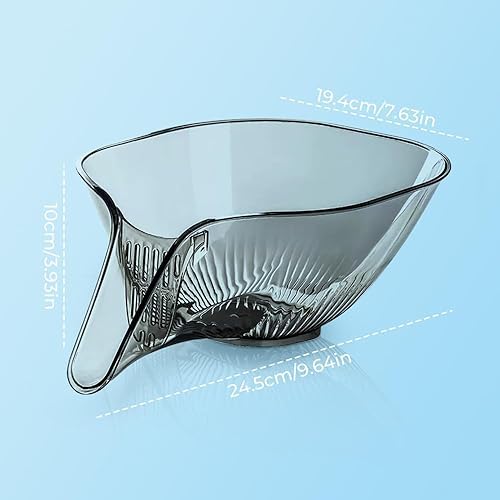 Miniatura 6 de Cesta de drenaje multifuncional, cesta coladora de drenaje para fregadero de cocina, embudo de cesta de drenaje, cesta escurridor de alimentos con