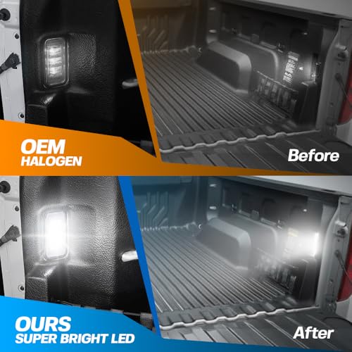 2Pcs LED luces para caja de camión Chevy Silverado 2019-2026 miniatura 2