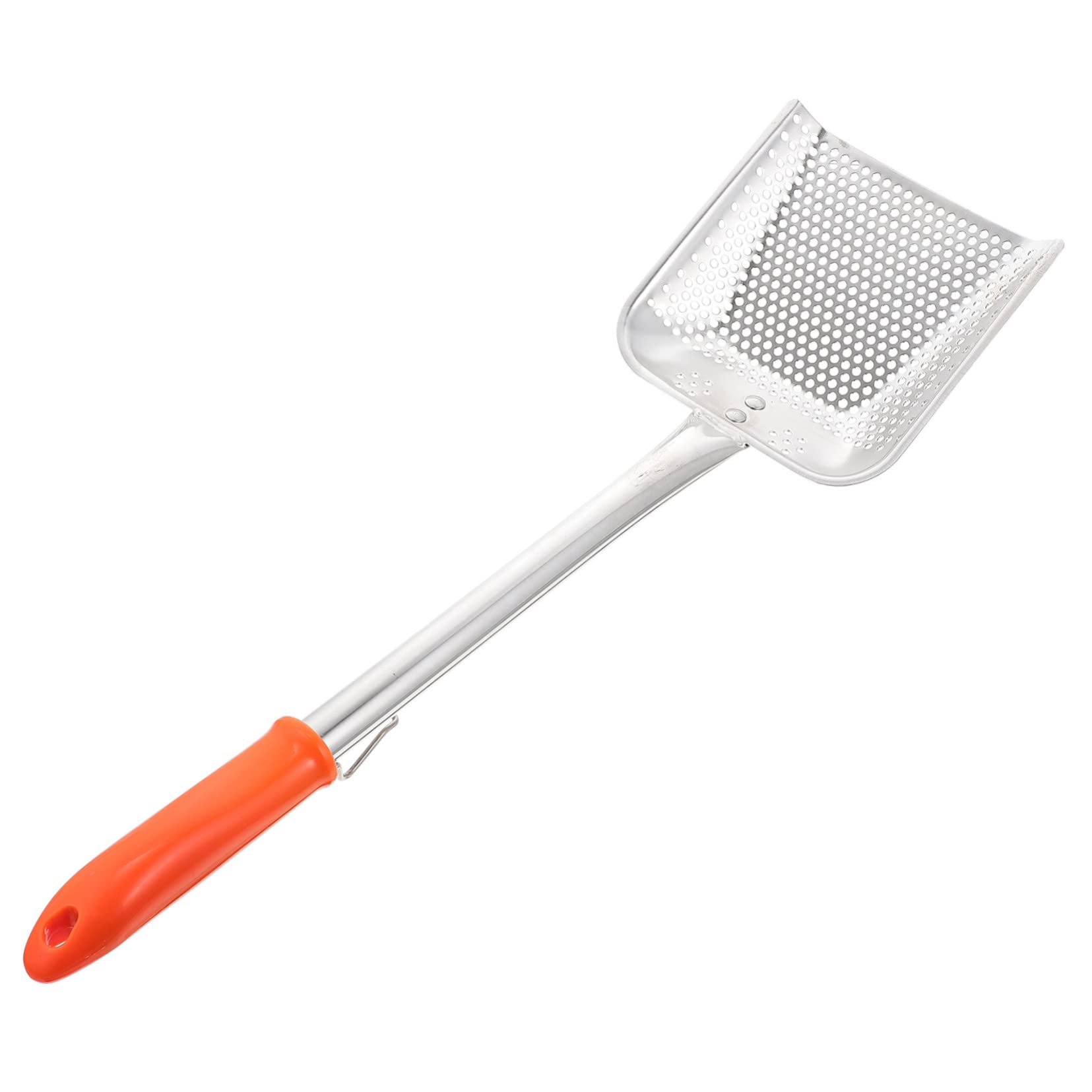 Amosfun 1 pala de aceite colador de metal colador de silicona herramientas para el hogar cocina colador de malla fina skimmer cucharón espátula de pescado ranurado colador de malla colador de cocina