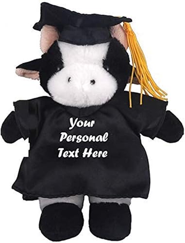 Miniatura 7 de Made By Aliens Juguetes de peluche de 12 pulgadas, regalos para el día de graduación, texto personalizado, nombre o logotipo de tu escuela en el