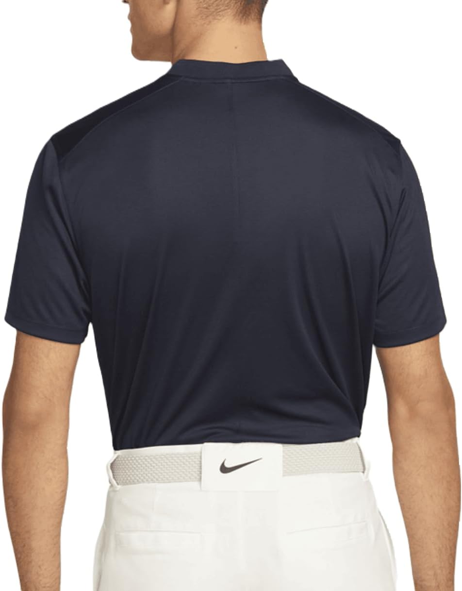 Nike Men's Dri-fit Victory Blade Polo Obsidian | White Small - Image 7