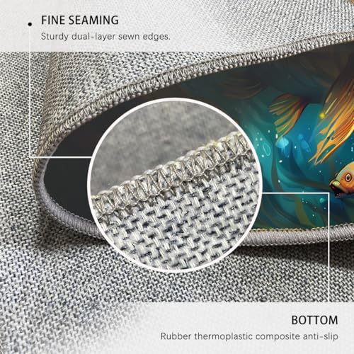 Tapis ocean 180x240cm lavable et pliable decor de mer