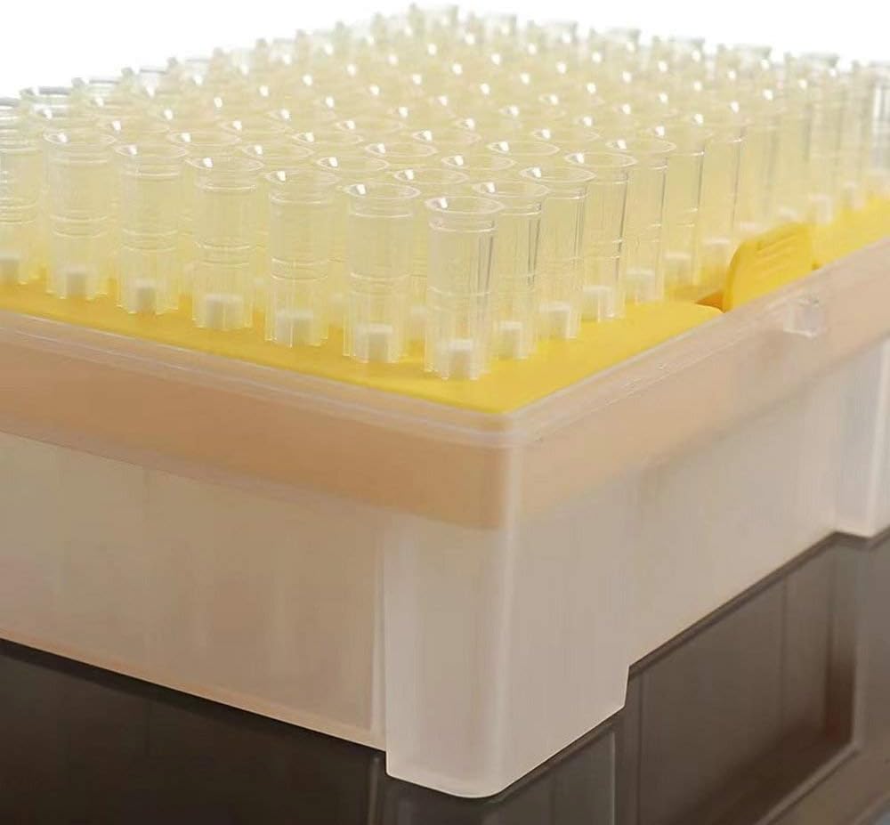 100ul Filtering Pipette Tips - Universal Filter Pipette Tips - Racked,RNase/DNase Free & Pyrogen Safe, Clear, 96 Tips/Rack Pk x 10 Racks(960 Tips)