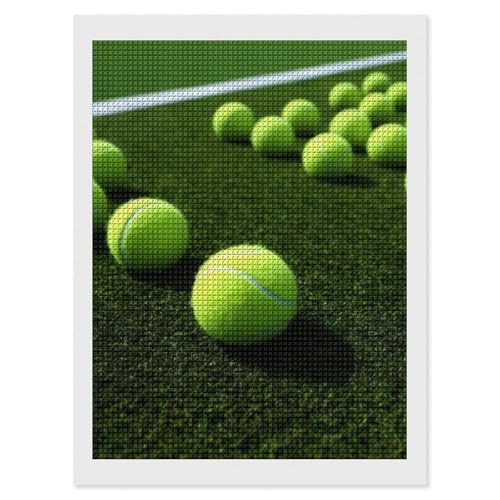 Diamond painting 5D tennis loisir créatif adulte | Canevas broderie diamant complet