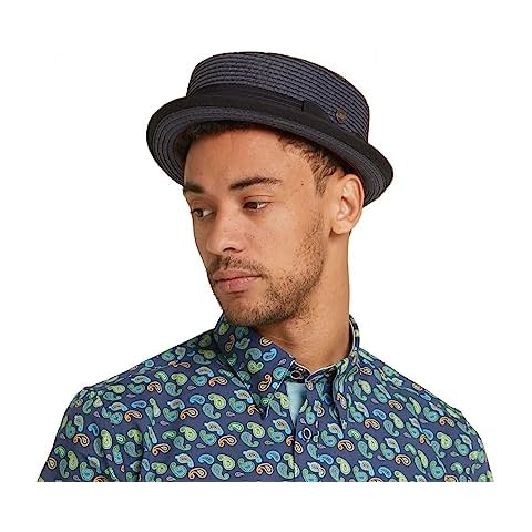 DASMARCA Rico Denim Braided Porkpie Hat Cover