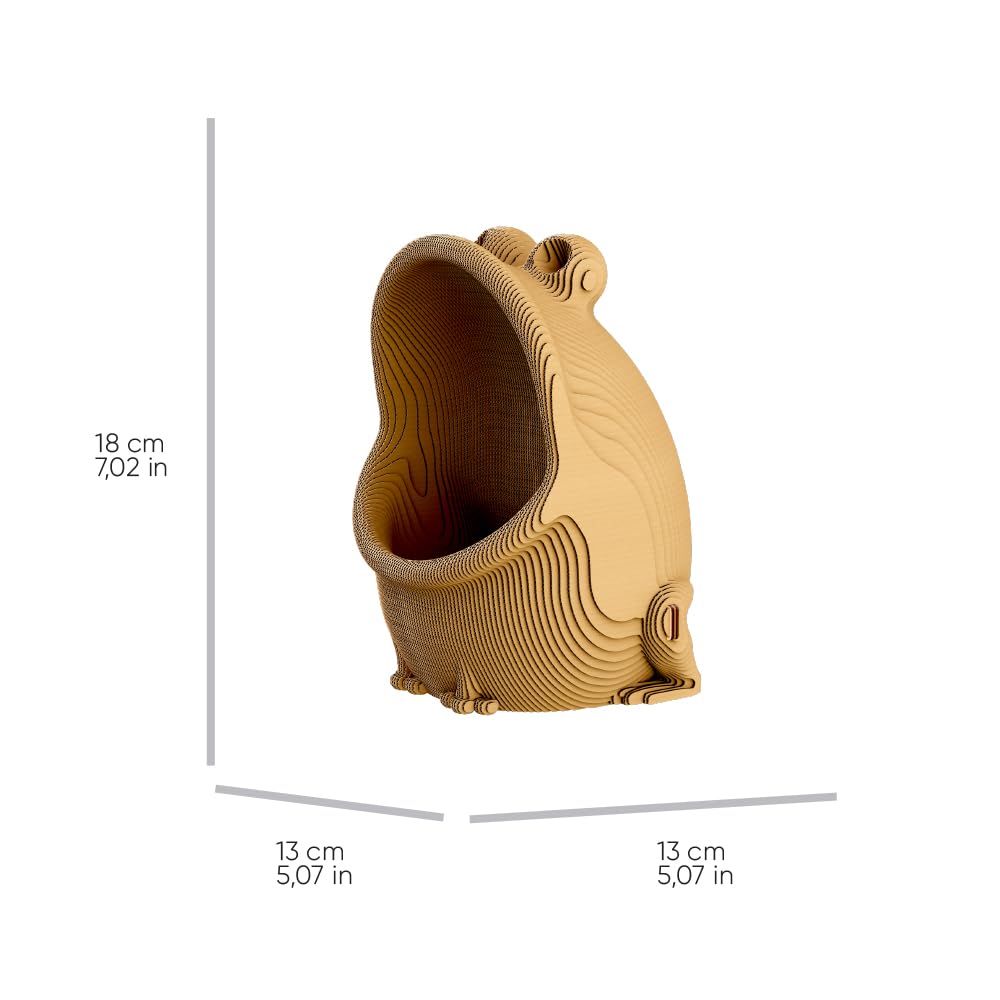 Grenouille Puzzle 3D en Carton – Maquette à Monter