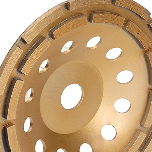 Meule diamantée pour béton 230 mm à double rangée pour meuleuse d'angle - 6