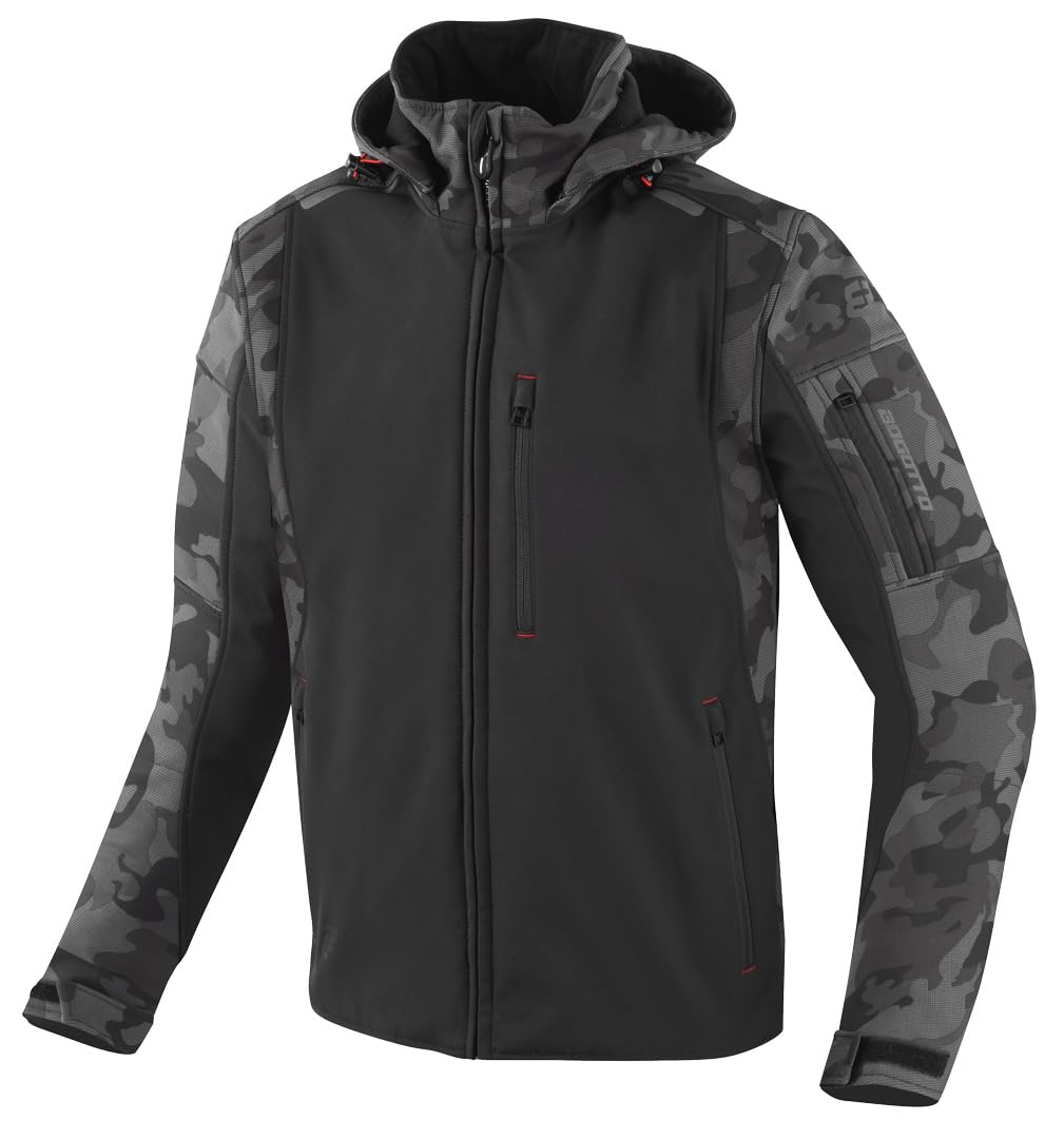 Bogotto Win-D Camo Kurtka tekstylna motocyklowa, czarny/moro, 4XL