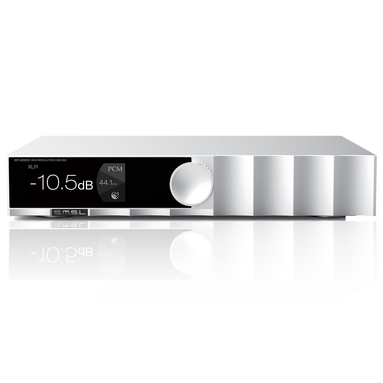 DAC SMSL D400PRO Nero, Decoder USB Con Chip AK4191+AK4499EX, Supporto MQA, DSD512, 32bit/768kHz, Bluetooth 5.1 LDAC, Ingressi I²S, Ottico, Coassiale - 6
