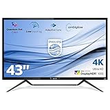 MVA Panel, UHD, DisplayHDR 1000, FlickerFree, Low Inputlag, Quantum Dot Color, LowBlue Modus, Ambiglow, Adaptyve Sync, DTS Sound, inkl. Fernbedienung