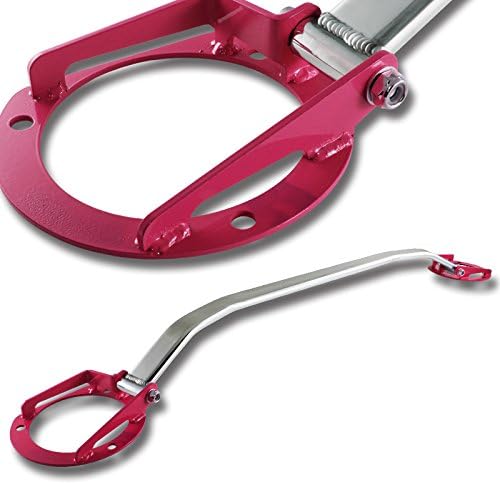 EPARTS 1 Piece Front Upper Tower Brace Strut Bar Aluminum Tow Brace Bar Pink Compatible with 2008-2014 Subaru Impreza WRX STI