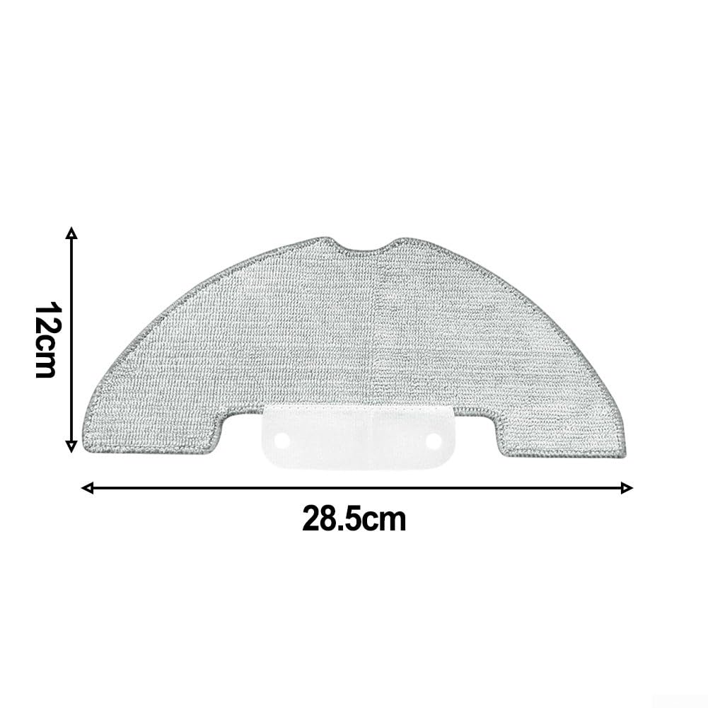 Ersatz-Mopp-Pads aus Mikrofaser für Cleanova für W7 W11 W15 und Vexilar für W7 W9 W11 W15 Roboterreiniger (10 Stück)
