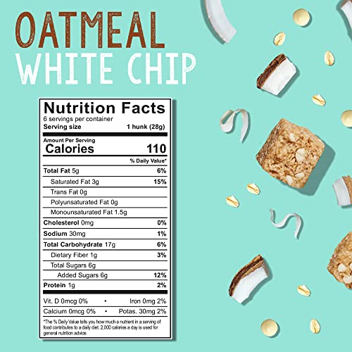 Heavenly Hunks Oatmeal White Chip, 6 Oz Bag - 1 Pack #TOP4