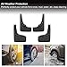 Tecoom Mud Flaps Splash Guards Compatible with Ford Ranger 2019 2020 2021 2022 2023, Heavy Duty Front and Rear Mud Flaps, Easy Installation ABS Molded 4PCS