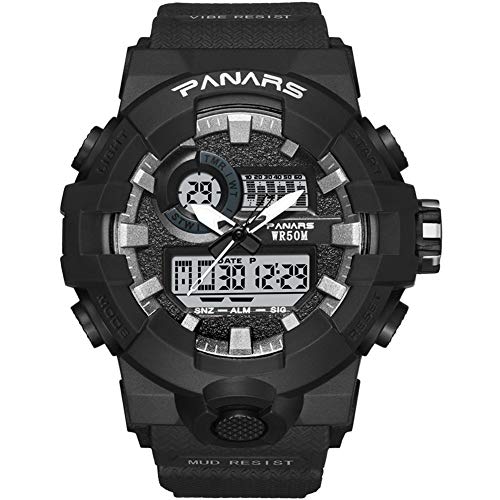 Preisvergleich Produktbild Military Sport Armbanduhr, Wasserdicht Armbanduhren Anzeige LED Digitaluhren Chronograph Multifunktions Outdoor Sport Digitaluhr Elegant Geschenk für männer