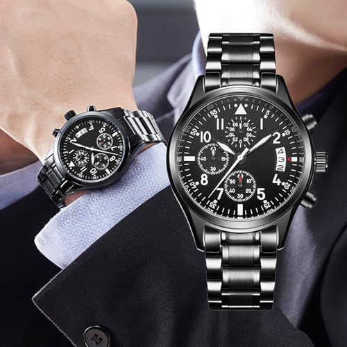 Image of Quick Release Stainless Steel Watch Band Bracelet 12mm to 24mm Straight & Curved End Universal Stainless Steel Metal Watch Strap Smartwatch Replacement Band Men Women