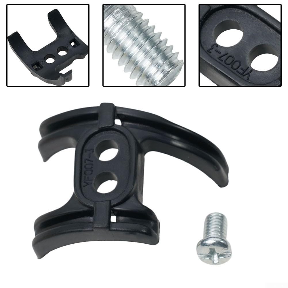 Tubes de guidage de câble de levier de vitesse de vélo, support inférieur de vélo avec vis de fixation, guides de câble de pédalier (noir