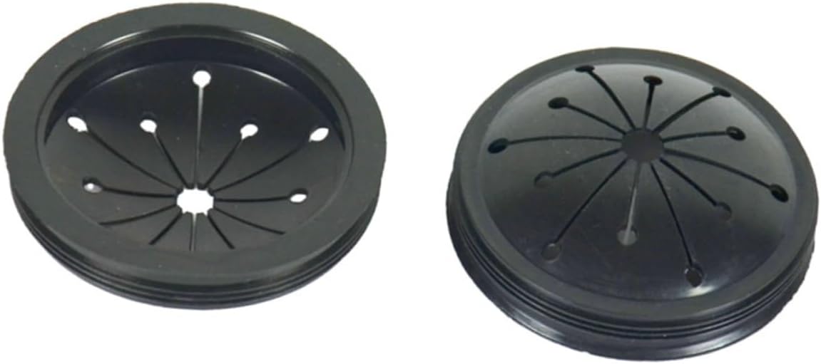 Artibetter 3 Sets Waste Processor Accessories Drainage Plug Food Waste Disposer Accessories Waste Disposal Accessory Guard Food Waste Disposer Ring Kitchen Waste Food Disposal Part Sink Black