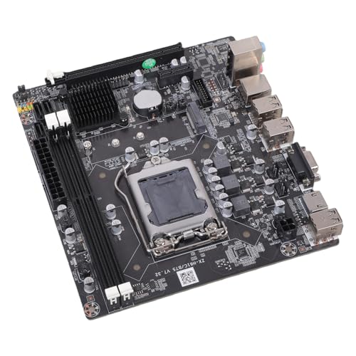 Carte mère H61 MicroATX Socket 1155 avec 10 ports USB pour PC fixe - 6
