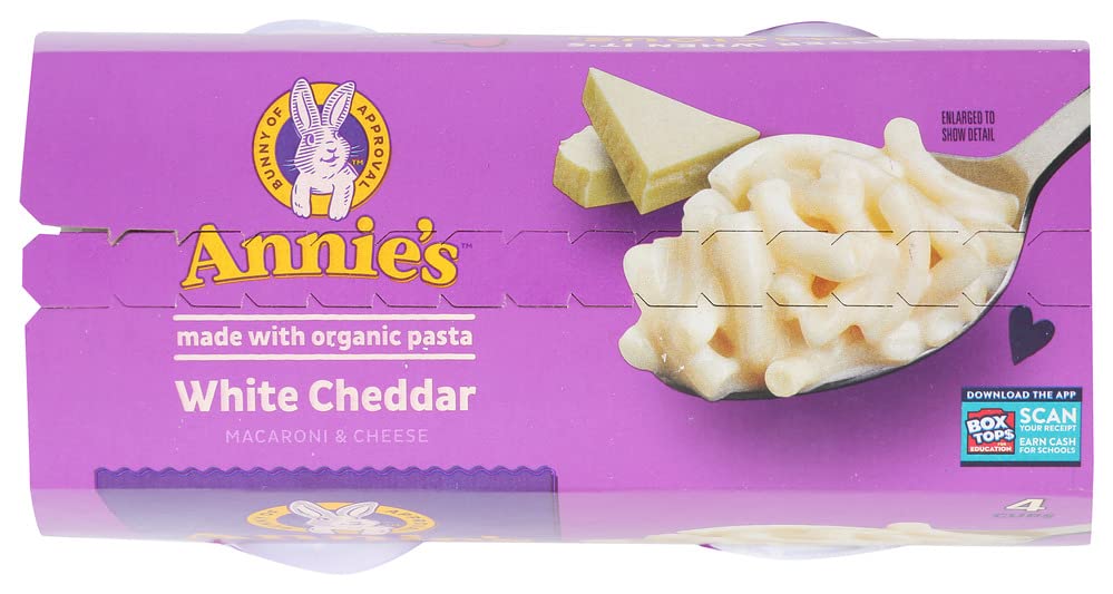 Miniatura 4 de Annie'S Homegrown, Mac Cheese White Cheddar 4 unidades, 8.04 onzas