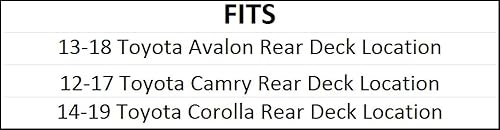 Miniatura 6 de Anillos espaciadores adaptadores de altavoz de cubierta trasera 6x9 para Camry 2012-2016 y Corolla 2014-2016 - SAK054_69-2 pares