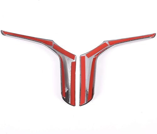 Miniatura 4 de YIWANG Carbon Fiber Style ABS Car Steering Wheel Decoration Cover Trim for BMW X3 G01 2018,X4 G02 2019,5 Series G30 Auto Accessories