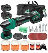 Profi Akku Exzenter Poliermaschine 18V 3Ah Li-lon Auto Polierer 150mm - Foto 5