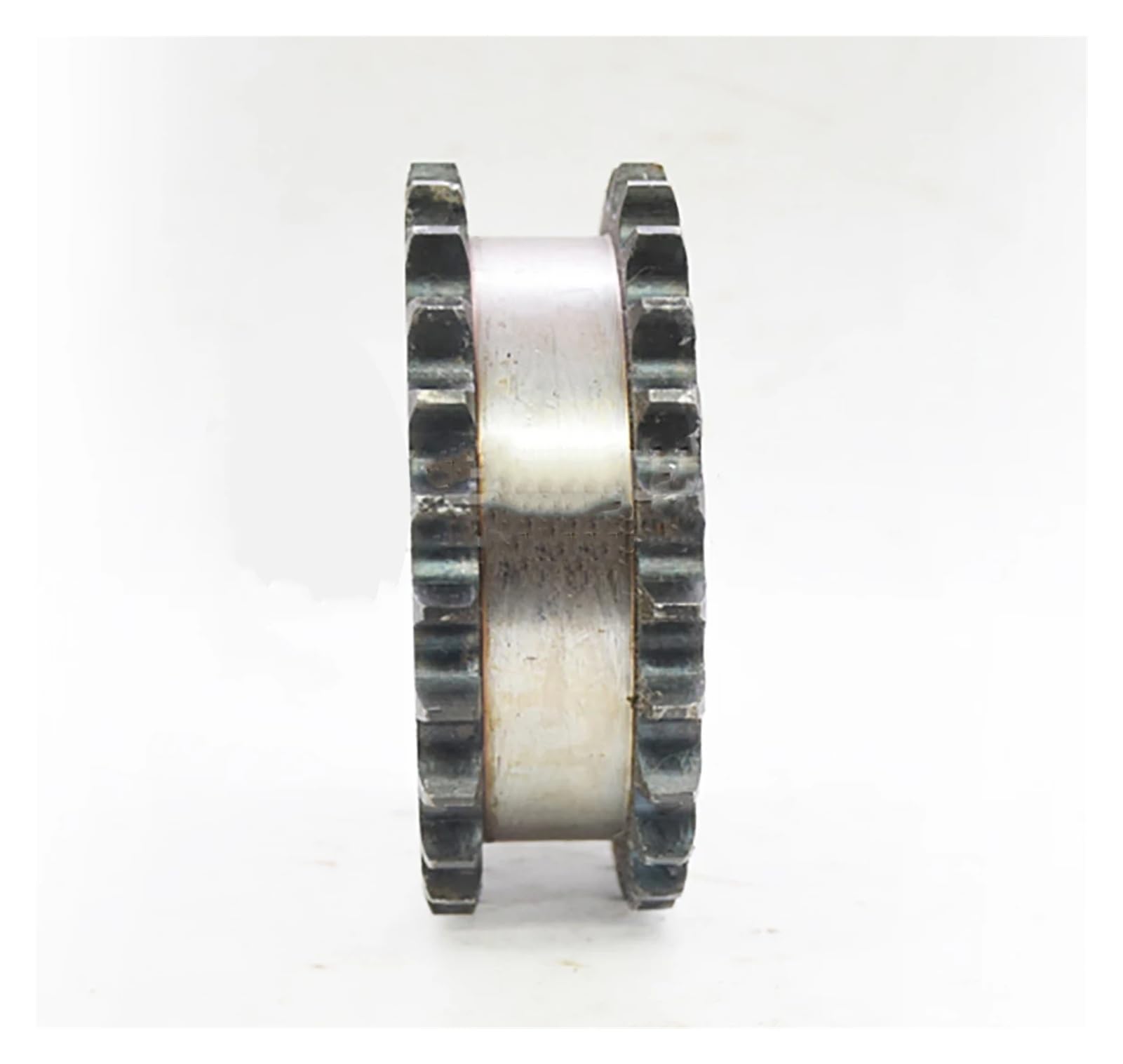 1 piñón de doble hilera 08B, acero n.° 45, 10-26 dientes, diámetro interior 12 mm a 18, rueda dentada industrial, transmisión por cadena motor(24 Teeth(Hole 18mm))