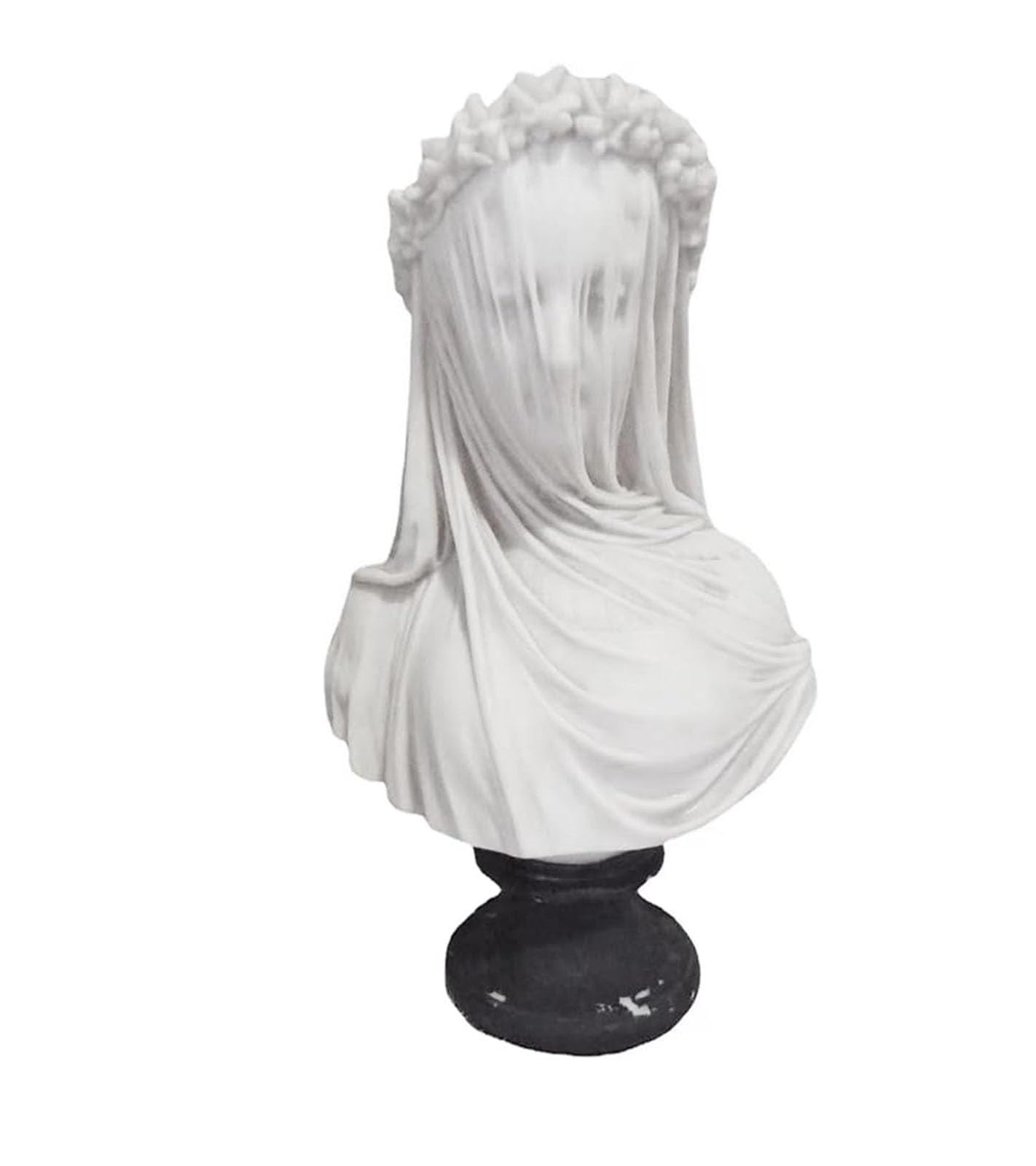 Escultura Art Déco de Resina Blanca, Estatua de Busto de Diosa Griega, Decoraciones for el hogar for colección de Arte, estanterías Ornamentales