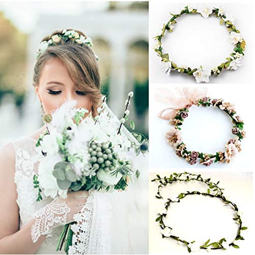 YSBER 100 ft Artificial Wreath Vines Garland, Fake Plant Vine Wedding Party Christmas Home Wall DIY Decoration - Thumbnail 5