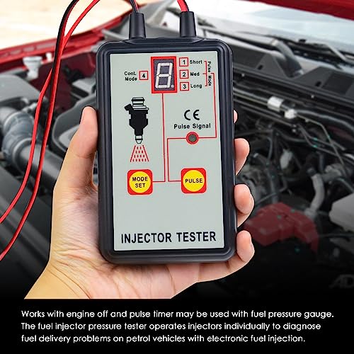 Probador de inyectores de combustible automotriz de 12V con 4 modos de pulso 2