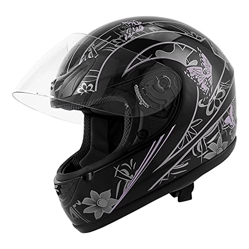 TCT-MOTORPARTS Adult Motorcycle Flip Up Full Face Helmet Street Dirt