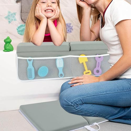 Almohadilla para arrodillarse en el baño que alivia el dolor de rodillas al bañar a los niños 4