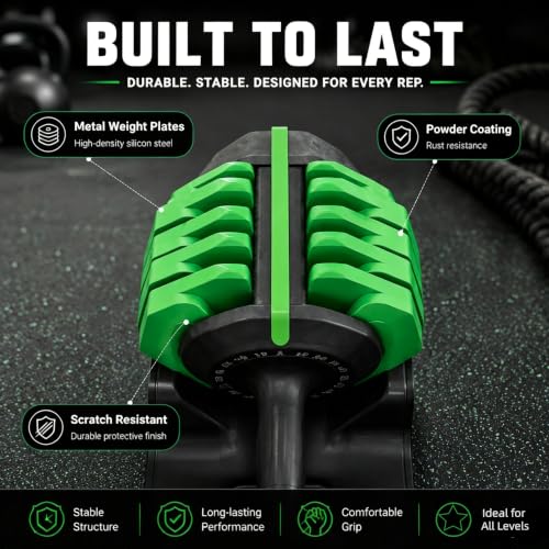 Image of 25 /50 /55 lbs Pair Adiustable Dumbbell Set, Adiust Dumbbell Weight for Exercises Pair Dumbbells for Men and Women in Home