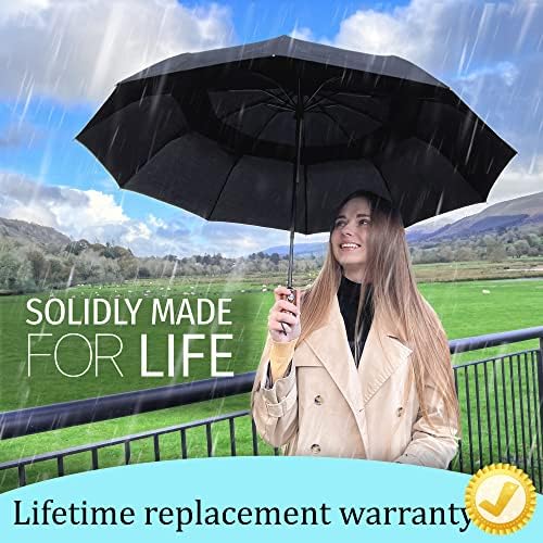 NEW Premium Umbrella Windproof Large Umbrella Travel Compact