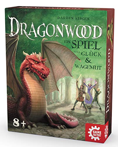 Foto von Game Factory 646213 Dragonwood, ein Spiel voll Glück und Wagemut, Kartenspiel für Freunde und Familie, für Kinder ab 8 Jahren