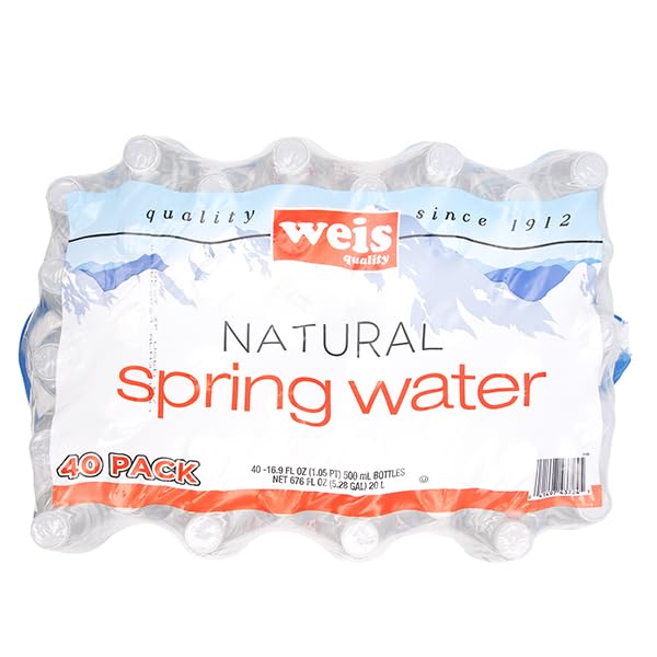Weis Quality Water Natural Spring 40 Pack