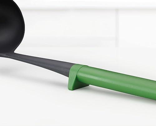 Miniatura 3 de Joseph Joseph Juego de utensilios Duo de 5 piezas con soportes de herramientas integrados juego vibrante con cucharas sólidas y ranuradas,