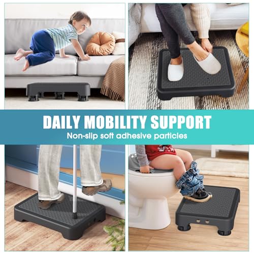 Spacelead SAKSCJ101BB Mobility Step Stool For Adults & Seniors, Anti-Slip Bathroom Step Stool,Portable Stair Assist Indoor/Outdoor, Platform Step For Kitchen, Office thumb #6