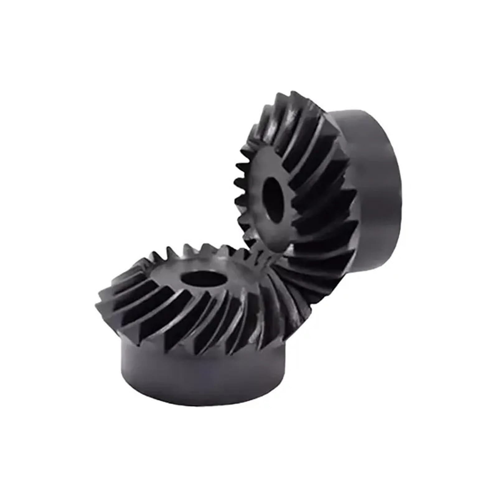 45# Stahl 1M 20T bis 40T Spiralkegelrad M1 1:2 90 Grad Verhältnis Durchmesser 6mm Loch 1Set