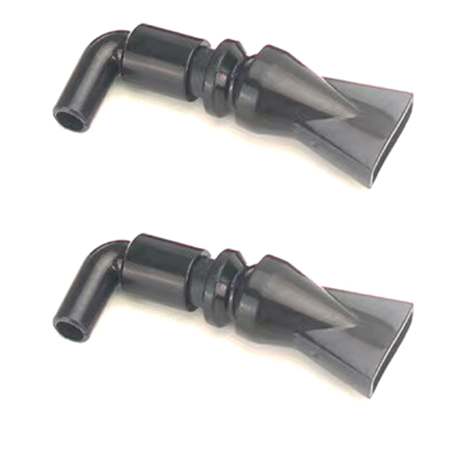 Still Awake 2 Pcs Aquarium Pump Duckbill Nozzle,Water Outlet Return Pipe Fitting,Fish Tank Duckbill Sprinkler Aquarium Pump Flare Duckbill Nozzle,Water Outlet Pipe 8mm/5/16 Inch (S)