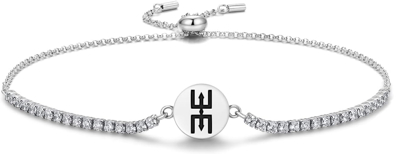 Nteasee Adinkra 925 Sterling Silver Bracelet Adjustable Slider Bracelet for Women Symbol of Luck and Renewal Birthday Gift