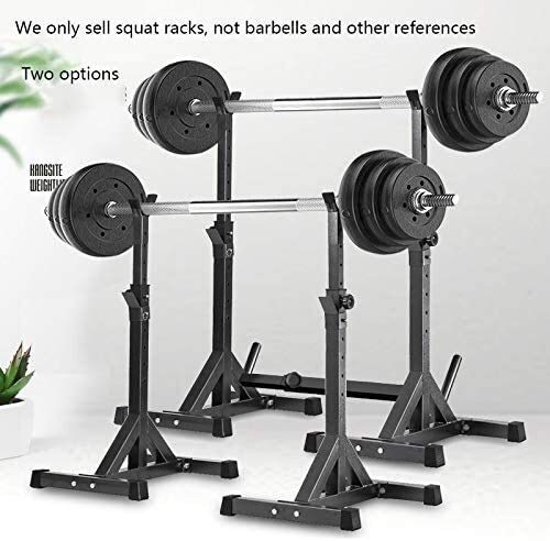 ERoomQ Barbell Stand Weight Lifting Rack Gym Family Fitness Adjustable Bracket Men's Fitness Barbell Rack Only Sell Shelves Home Indoor Gym Strength Training Stand Multifunctional Shelf S