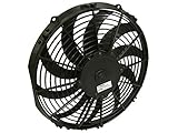 Spal 30100467 Puller Fan (12In Low Profile ; Curved Blade; For Use W/ 15Amp Fuse at 13V), 1 Pack
