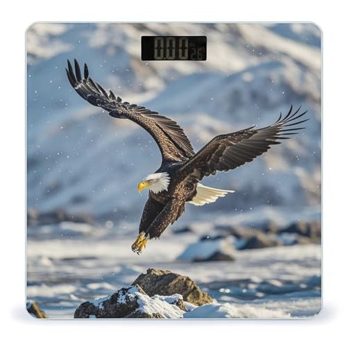 Báscula digital de vidrio templado para baño y peso corporal miniatura 1