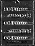 Valentine Day I LOVE YOU Heart Pretzel Lollipop Chocolate Mold Soap Mold SHIPS SAME DAY m162