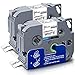 Produktbild UniPlus 2x Kompatible Schriftband als Ersatz für Brother TZe-251 TZe251 TZ-251 Tze Tz 24mm Schwarz auf Weiß für Brother PT P700 P750W P750WVP 9600 9700PC 9800PCN D600 P900W 2400 2430 2470